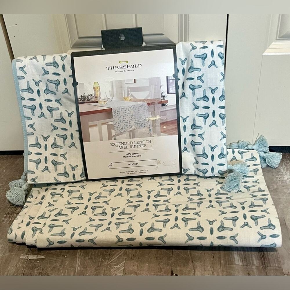NWT Threshold table runner and placemat set